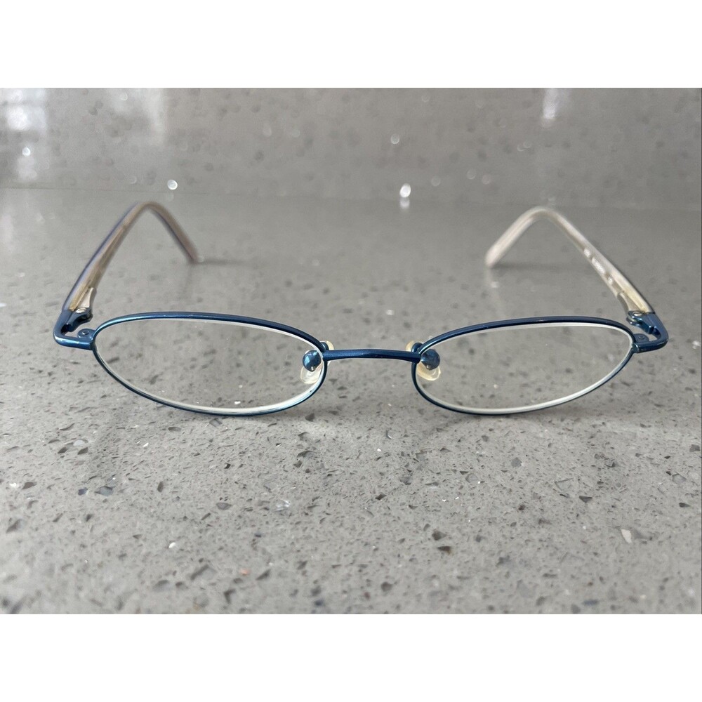 Barbie Eyewear B320 44-17-120 Metal Full Rim Eyeglasses Frames ONLY Blueberry